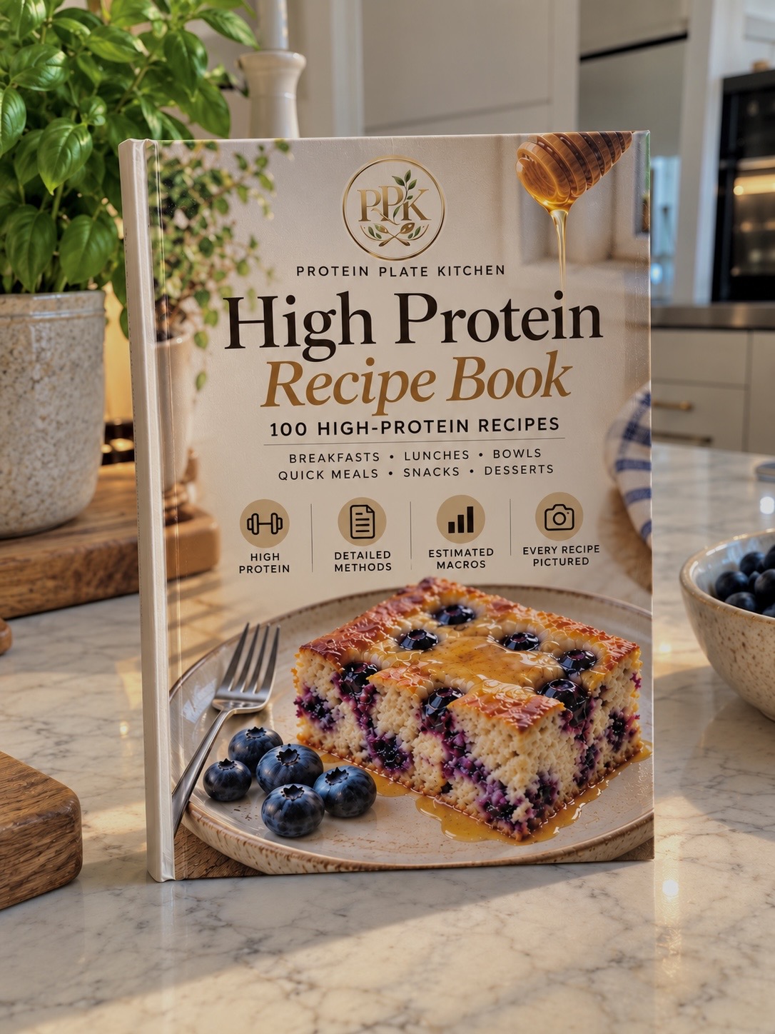 High Protein Recipe Book cover